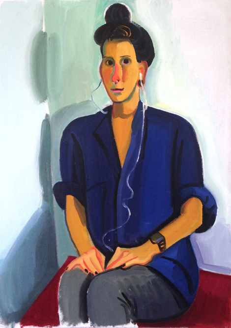 Simona, oil on canvas